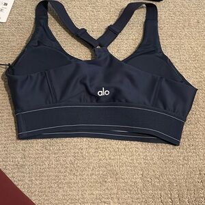 Alo Navy Sports Bra